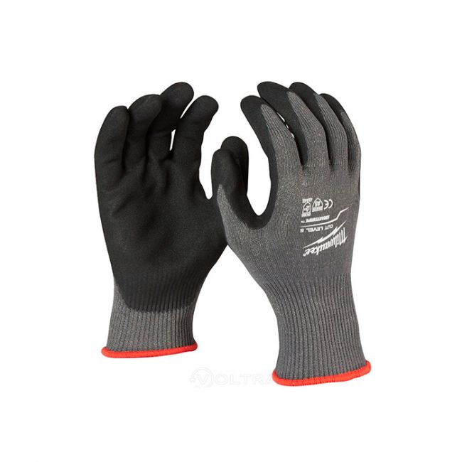 Рукавиці робочі MILWAUKEE, з опором порізам 5/E рівня, розмір 11/XXL (4932471427)