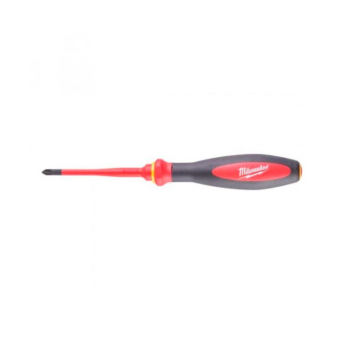 Викрутка VDE діелектрична тонка MILWAUKEE PZ1х80мм (4932471450)