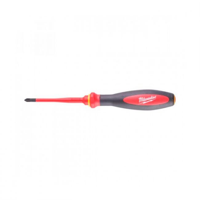Викрутка VDE діелектрична тонка MILWAUKEE PZ1х80мм (4932471450)