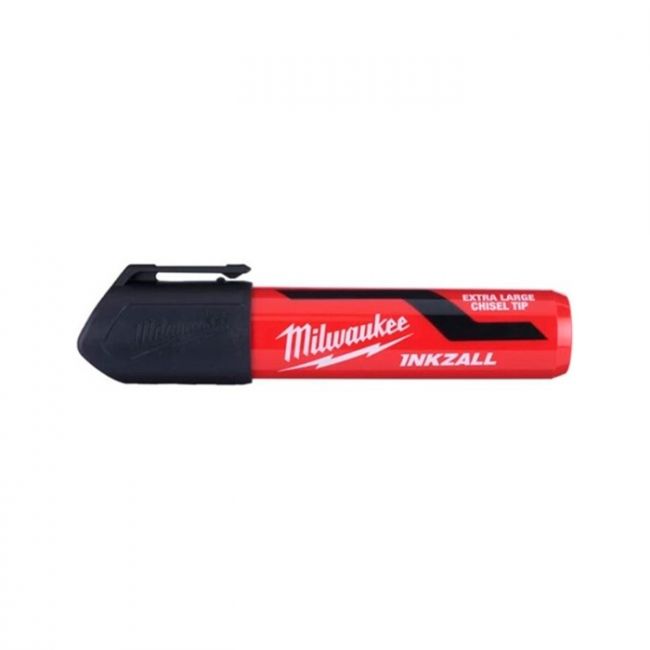Маркер для будмайданчика INKZALL MILWAUKEE, супер-великий (XL) чорний в блістері (4932471558)