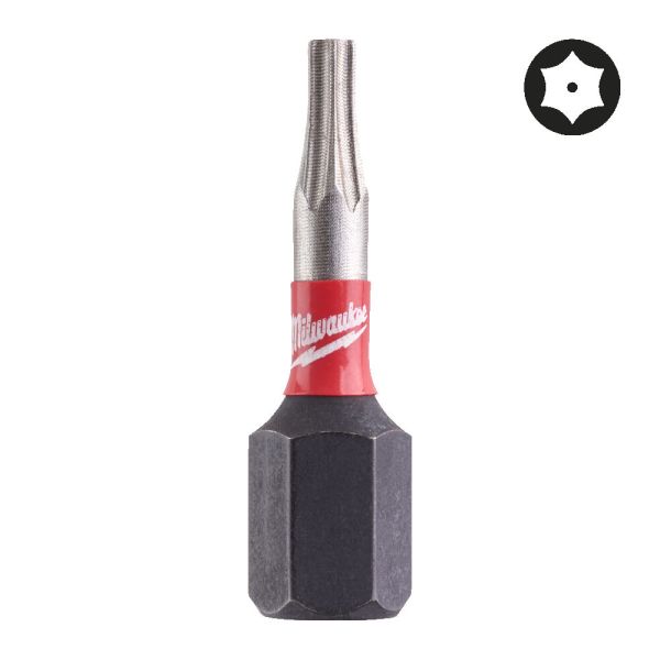 Біта SHOCKWAVE MILWAUKEE, TX BO8, 25мм, (2шт) (4932471578)