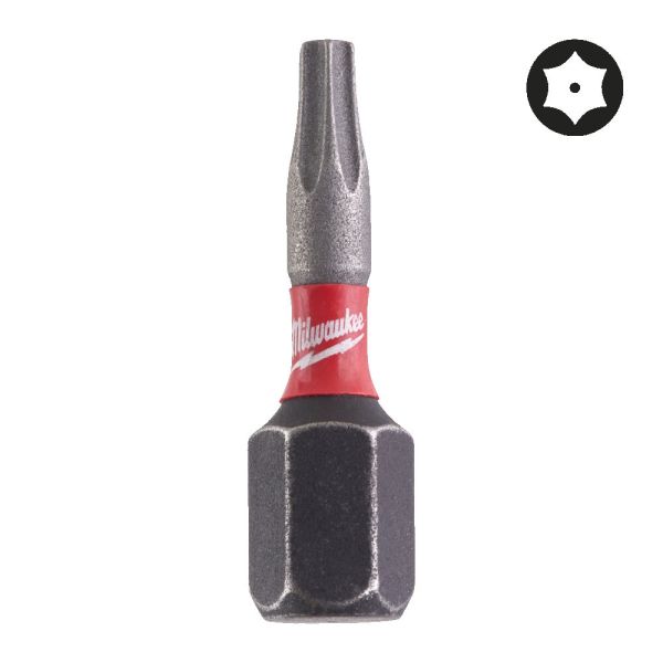 Біта SHOCKWAVE MILWAUKEE, TX BO10, 25мм, (2шт) (4932471580)