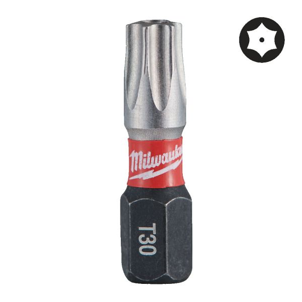 Біта SHOCKWAVE MILWAUKEE, TX BO30, 25мм, (2шт) (4932471584)