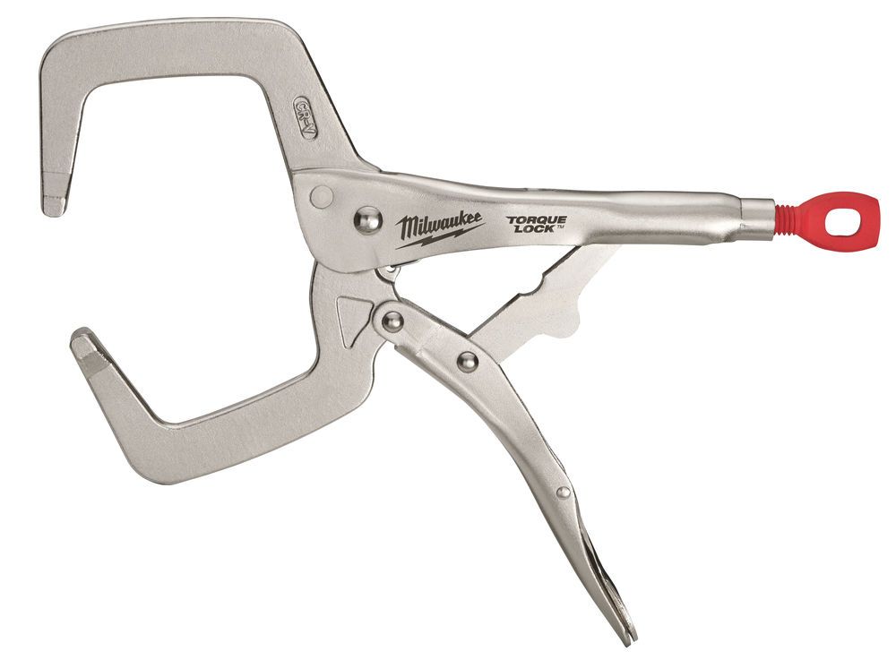Затискач-струбцина тип С Torque Lock MILWAUKEE, 90х90мм (нерухомі губки), 280мм (4932471728)