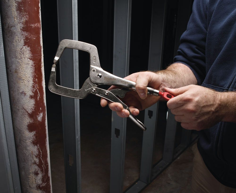 Затискач-струбцина тип С Torque Lock MILWAUKEE, 90х90мм (нерухомі губки), 280мм (4932471728)
