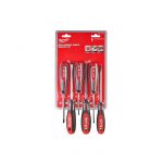 Набір викруток магнітних з тригранною рукояткою MILWAUKEE, (PZ1/PZ2/SL3/ SL4/SL5,5/SL6,5) (6шт) (4932471806)