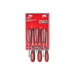 Набір викруток магнітних з тригранною рукояткою MILWAUKEE, (PH1/PH2/SL3/ SL4/SL5,5/SL6,5), (6шт) (4932471807)