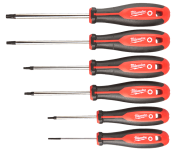 Набір викруток магнітних з тригранною рукояткою MILWAUKEE TORX (6шт) (4932471809)