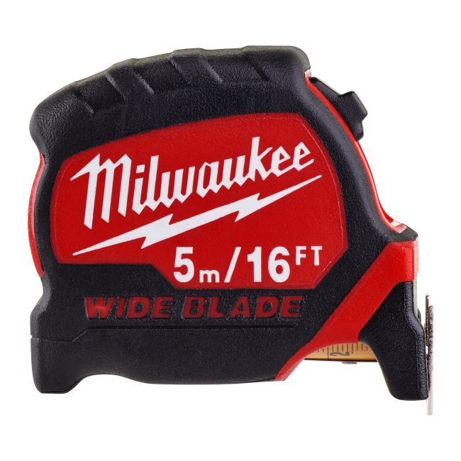 Рулетка MILWAUKEE WIDE BLADE, 5м/16фт (33мм) (4932471817)