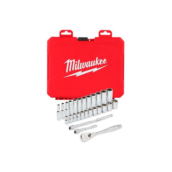 Набор головок Milwaukee 1/2" с храповиком 28 шт (4932471864)