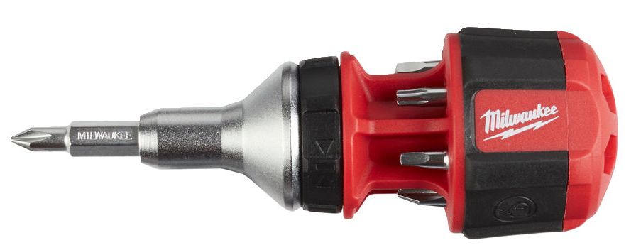 Отвертка с трещеткой Milwaukee 8 в 1 (4932471868)