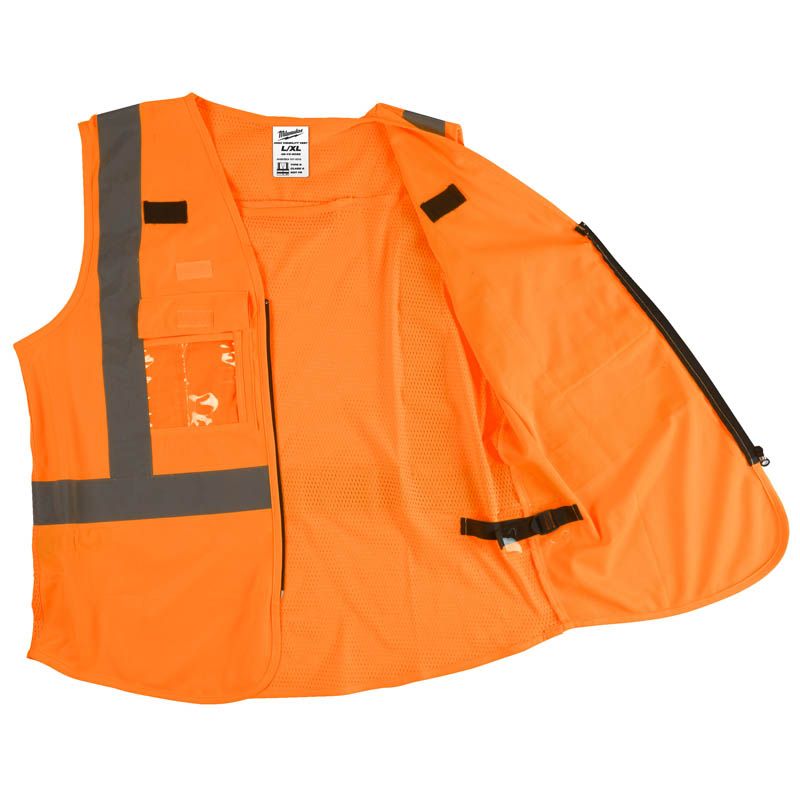 Жилет сигнальный оранжевый Milwaukee L/XL (4932471893)