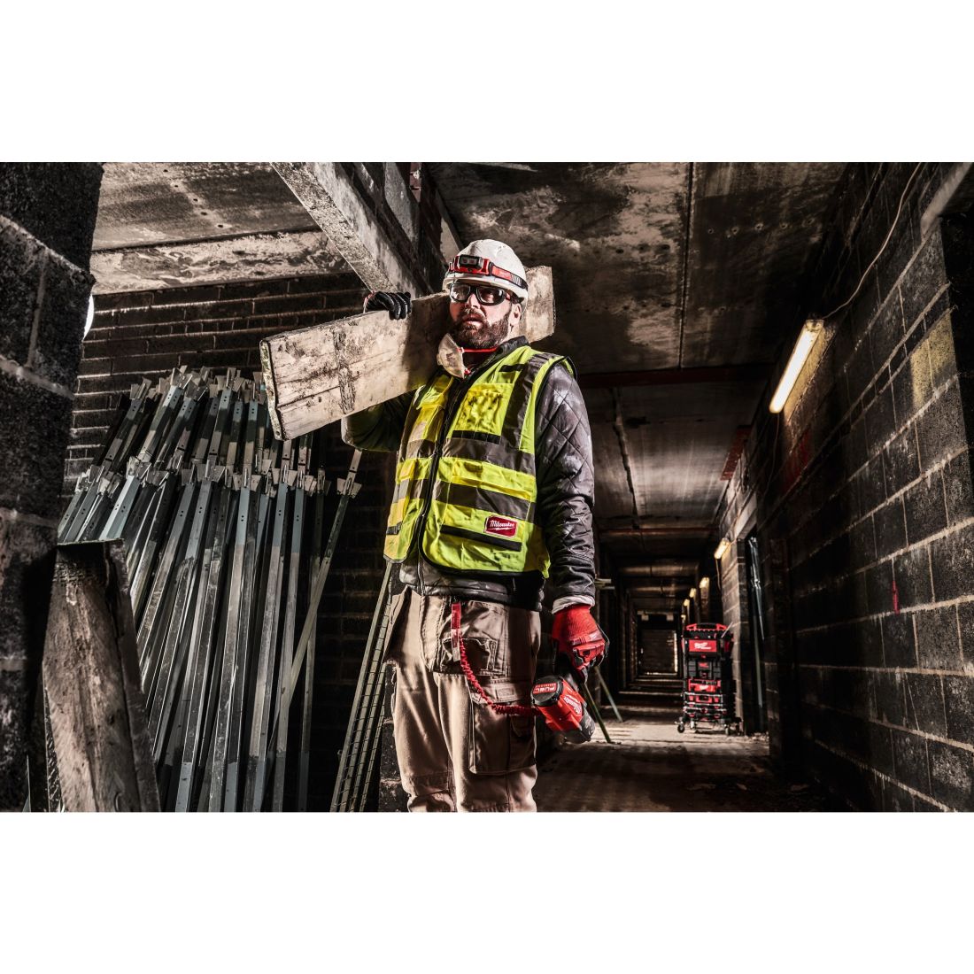 Жилет сигнальный Премиум желтый Milwaukee 2XL/3XL (4932471897)
