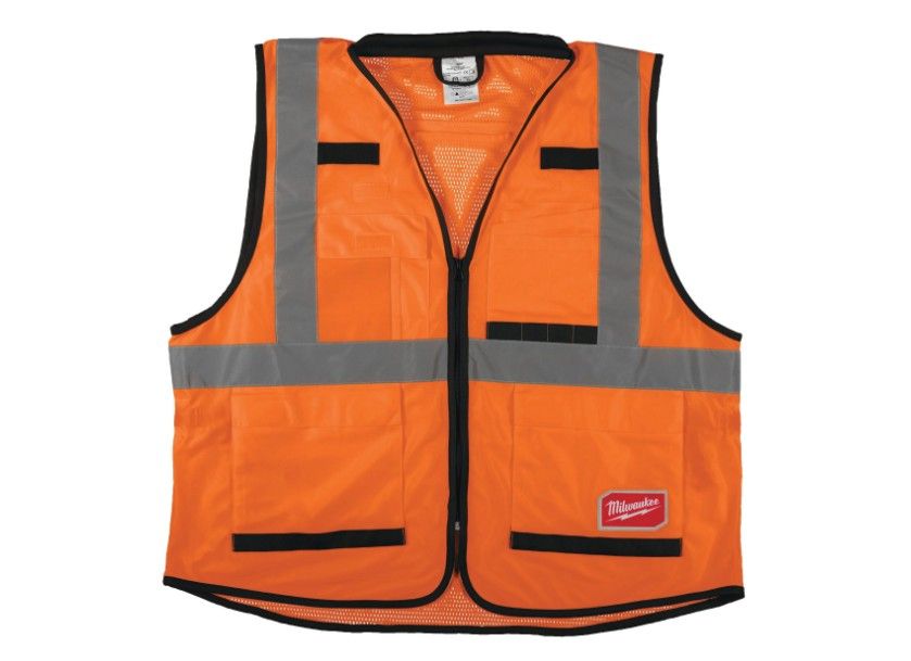 Жилет сигнальный Премиум оранжевый Milwaukee S/M (4932471898)