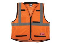 Жилет помаранчевий PREMIUM MILWAUKEE, сигнального забарвлення (S / M) (4932471898)