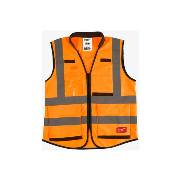 Жилет сигнальный Премиум оранжевый Milwaukee S/M (4932471898)