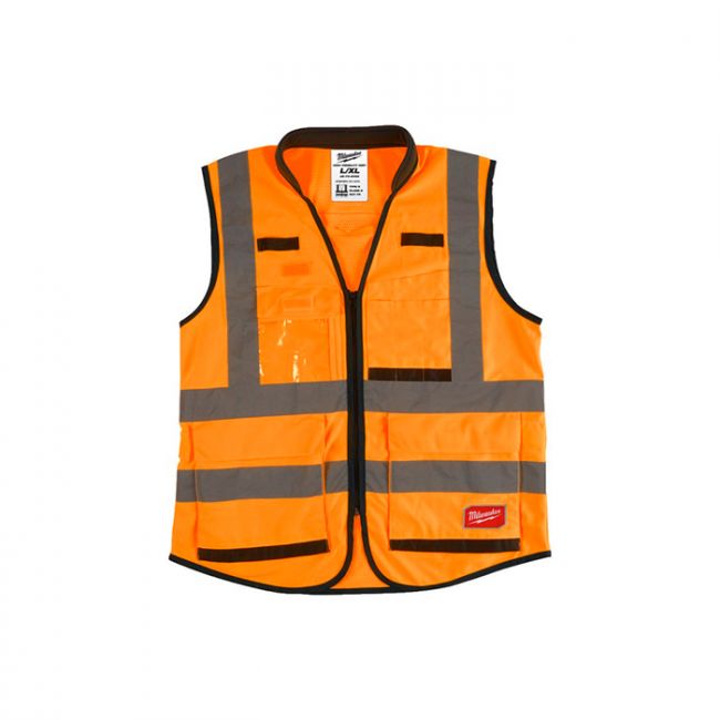Жилет помаранчевий PREMIUM MILWAUKEE, сигнального забарвлення (L / XL) (4932471899)