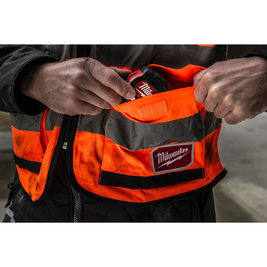 Жилет сигнальный Премиум оранжевый Milwaukee 2XL/3XL (4932471900)