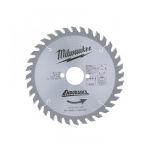 Диск пиляльний по дереву PFTE THIN KERF MILWAUKEE, діаметр 165х20х1,6мм, 40 зуб. (4932471932)