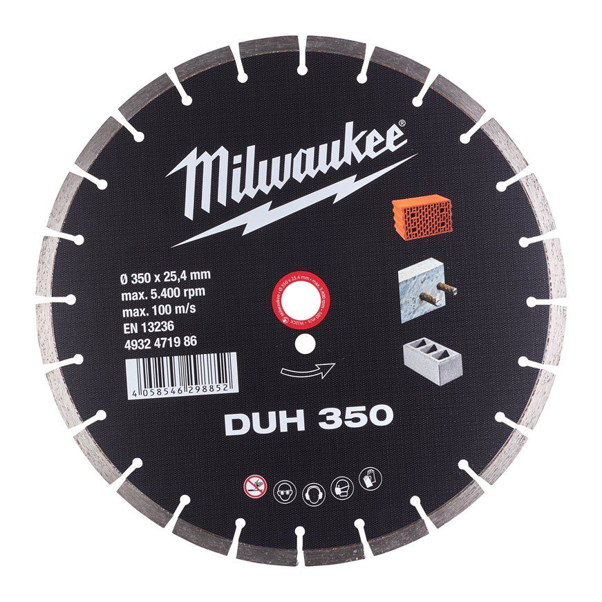 Диск алмазный Milwaukee DUH 350 (4932471986)
