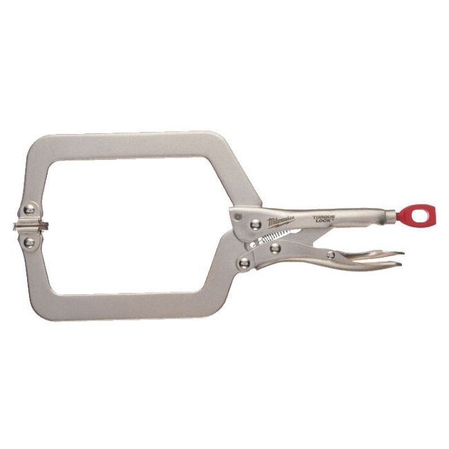 Затискач-струбцина тип С Torque Lock MILWAUKEE, 88х114мм (шарнірні губки), 230мм (4932472258)