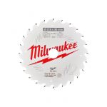 Диск пиляльний по дереву PFTE MILWAUKEE, діаметр 210х30х1,9 мм, 24 зуб. (4932478095)