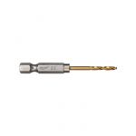 Свердло по металу RedHEX SHOCKWAVE™ HSS-TiN MILWAUKEE, діаметр 2,5х62х19мм, (10шт), пластикова коробка (4932478175)