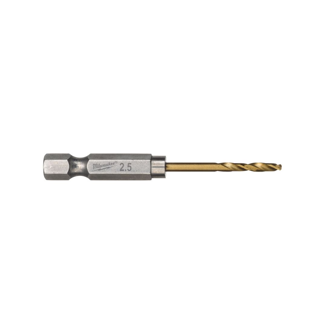 Сверло по металлу Milwaukee Shokwave HSS-G TiN Red Hex 2,5 мм (10шт) (4932478175)