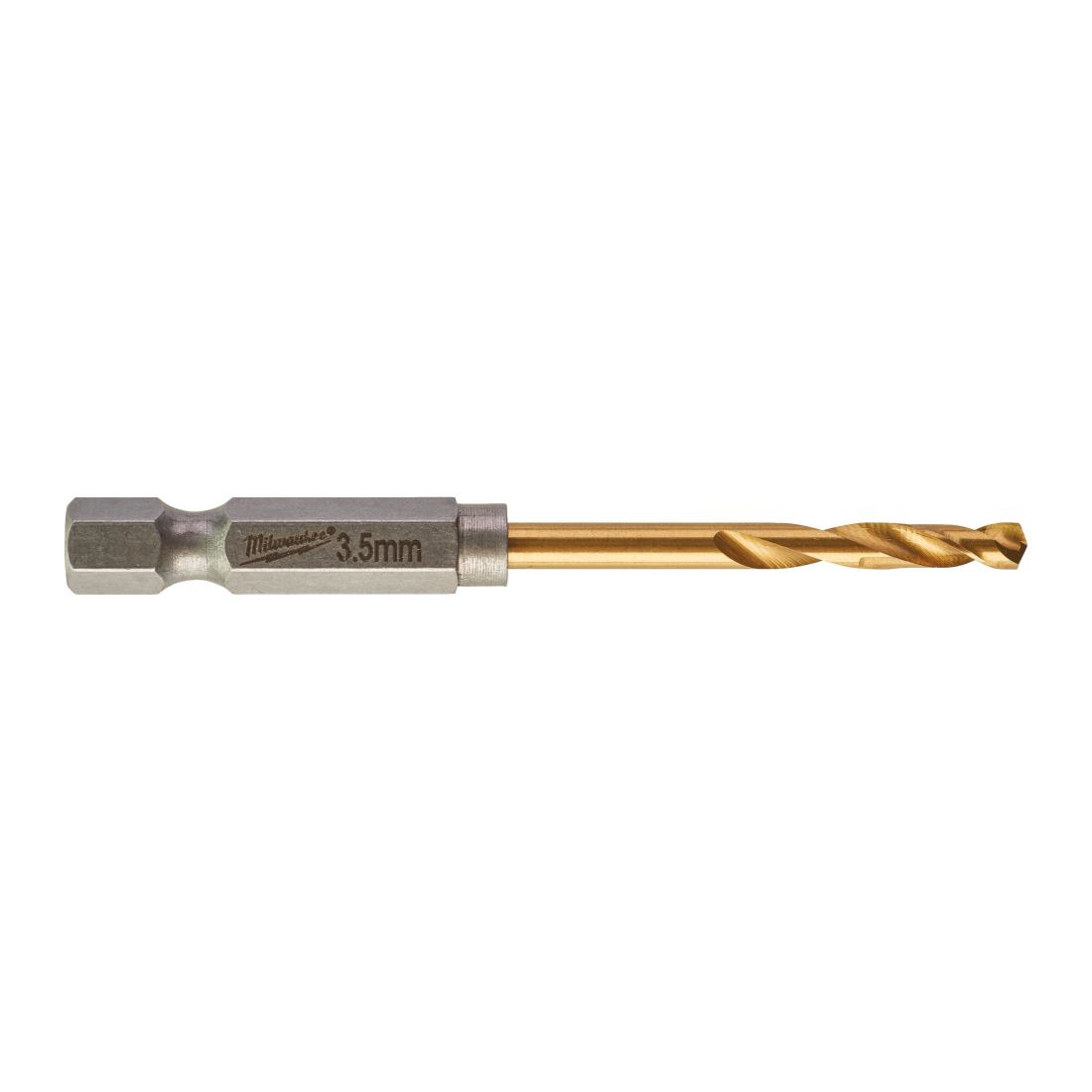 Свердло по металу RedHEX SHOCKWAVE HSS-TiN MILWAUKEE, діаметр 3,5х69х25мм, (10шт), пластикова коробка (4932478177)