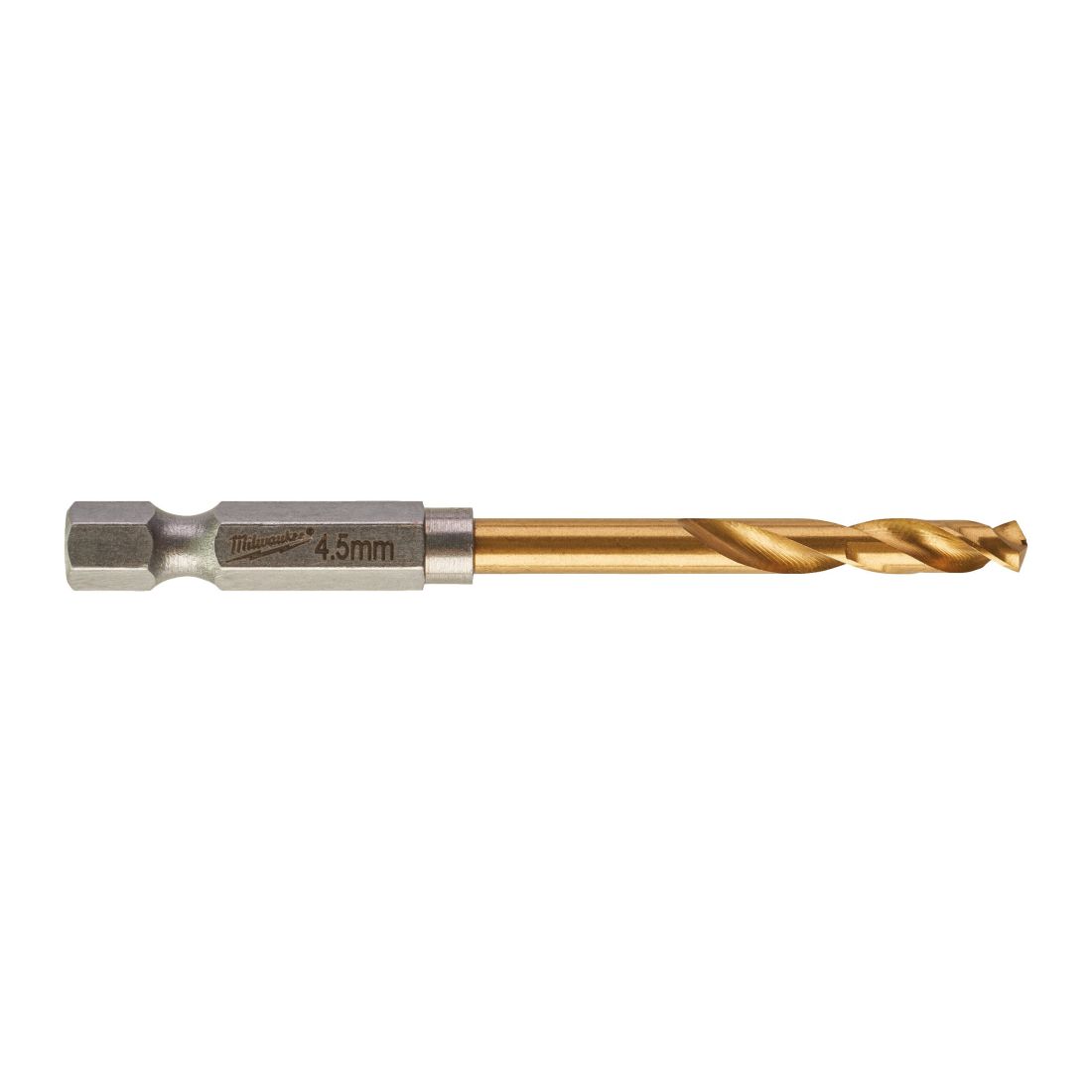 Свердло по металу RedHEX SHOCKWAVE™ HSS-TiN MILWAUKEE, діаметр 4,5х76х29мм, (10шт), пластикова коробка (4932478179)
