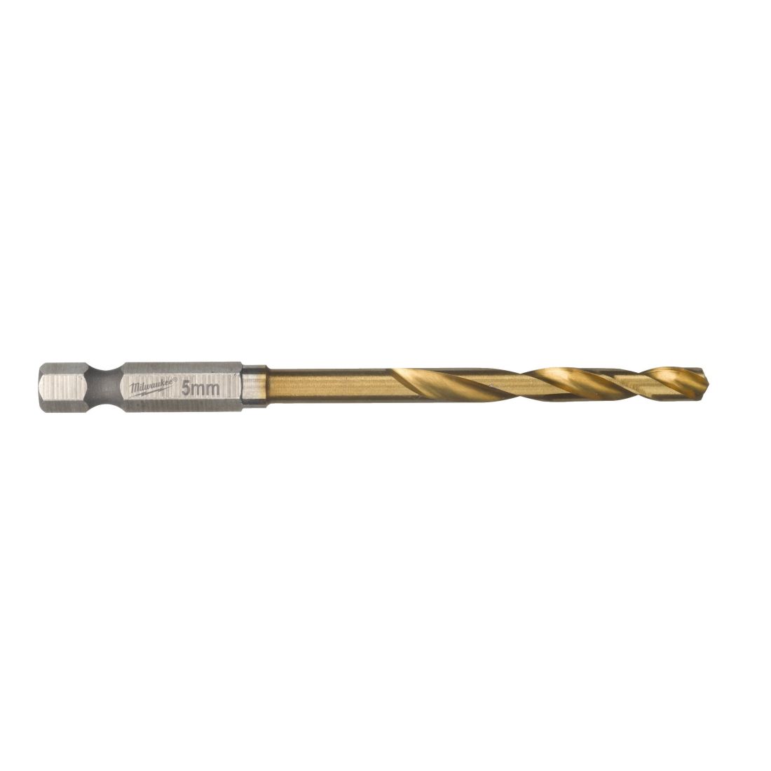 Свердло по металу RedHEX SHOCKWAVE™ HSS-TiN MILWAUKEE, діаметр 5,0х80х31мм (10шт), пластикова коробка (4932478180)