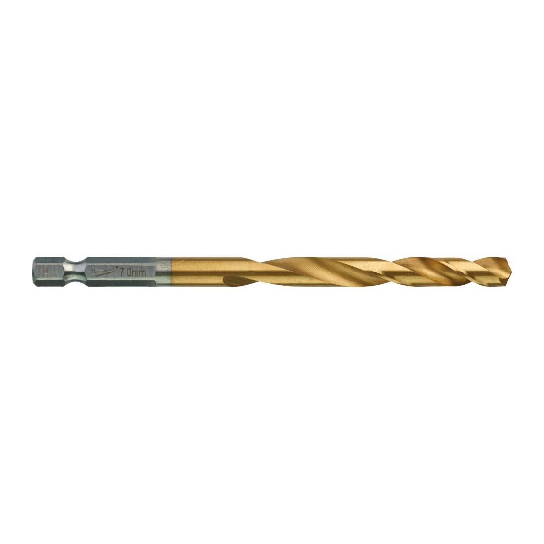 Свердло по металу RedHEX SHOCKWAVE HSS-TiN MILWAUKEE, діаметр 7,0х109х66мм, (5шт), пластикова коробка (4932478182)