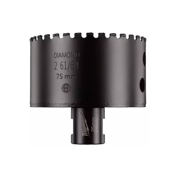 Коронка алмазна Diamond Max MILWAUKEE, O75мм (4932478286)