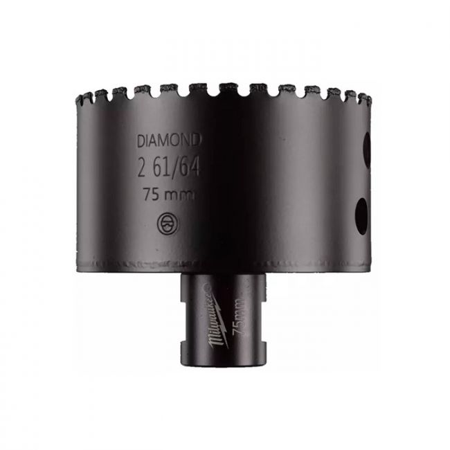 Коронка алмазна Diamond Max MILWAUKEE, O75мм (4932478286)