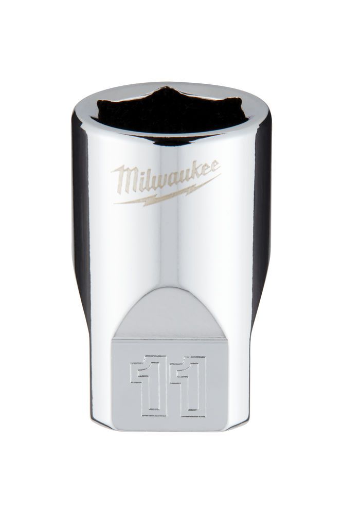 Головка торцева хромована 1/4'' 6гр. MILWAUKEE, 11мм (4932478319)