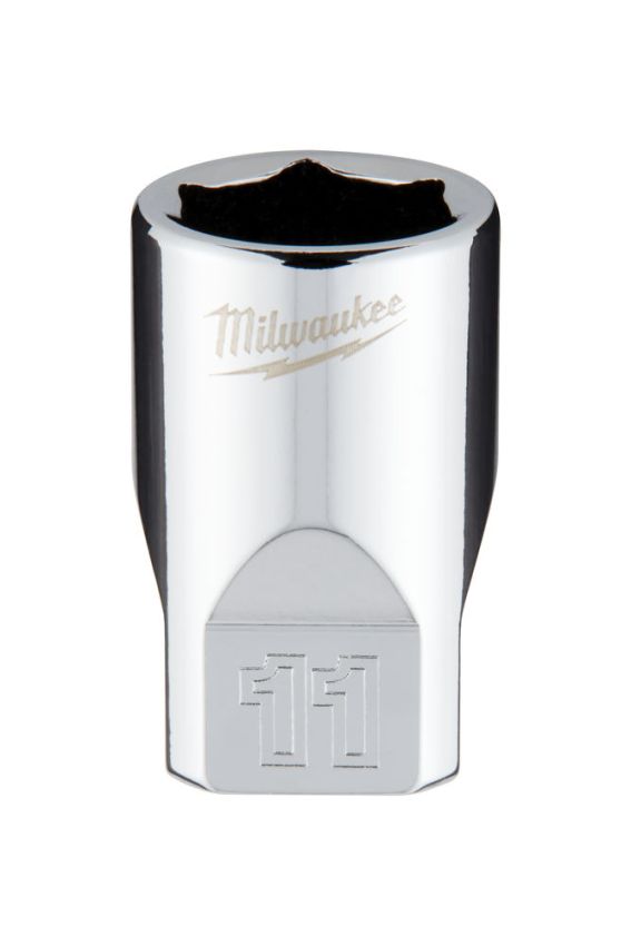 Головка торцева хромована 1/4'' 6гр. MILWAUKEE, 11мм (4932478319)