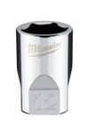 Головка торцева хромована 1/4'' 6гр. MILWAUKEE, 12мм (4932478320)