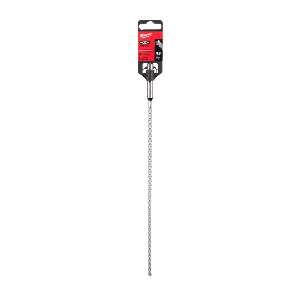 Бур SDS-PLUS MX4 MILWAUKEE, діаметр 5,0х315х250мм (4932478467)