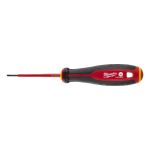 Викрутка з тригранною рукояткою ізольована VDE MILWAUKEE, SL 0,4х2,5х75 (4932478712)