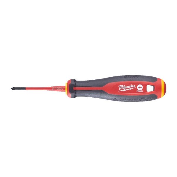 Викрутка з тригранною рукояткою ізольована VDE MILWAUKEE, PZ0х60мм (4932478724)