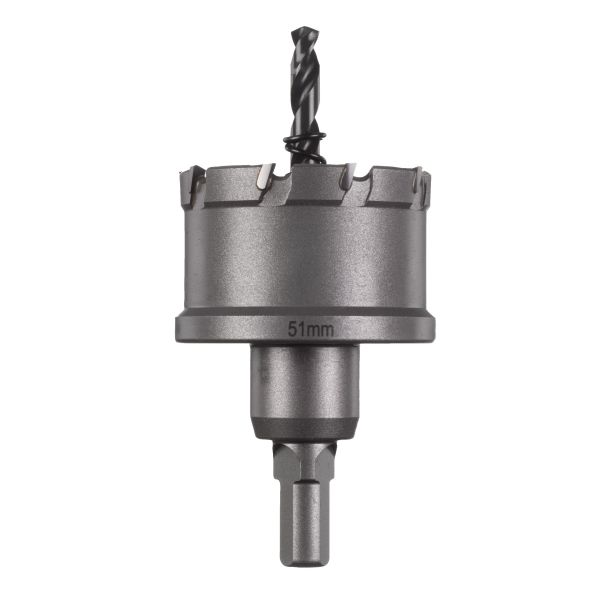 Коронка Holesaw TCT MILWAUKEE, для сталі/нержавіючої сталі, діаметр 51мм (4932479049)