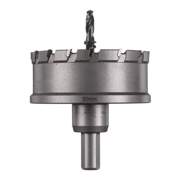 Коронка Holesaw TCT MILWAUKEE, для сталі/нержавіючої сталі, діаметр 80мм (4932479055)
