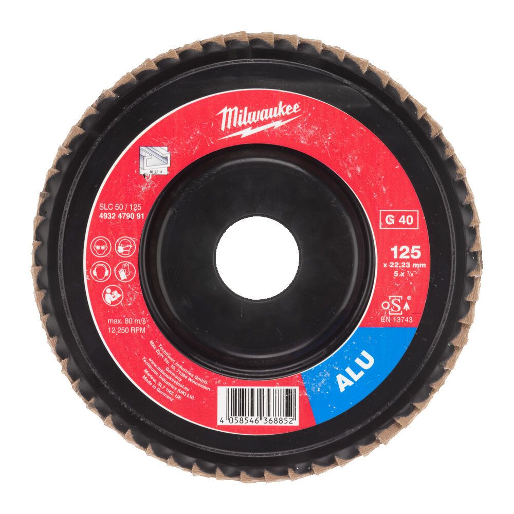 Пелюстковий диск SLC50/125G40 Aluminium, діаметр 125мм / зерно 40 (4932479091)