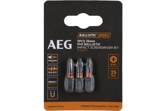 Біта ударна AEG AAK253PH1, PH1, 25мм (3шт) (4932479167)