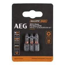 Біта ударна AEG AAK252PZ1, PZ1, 25мм (3шт) (4932479170)