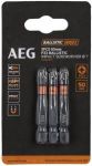 Біта ударна AEG AAK502PZ3, PZ3, 50мм (3шт) (4932479185)