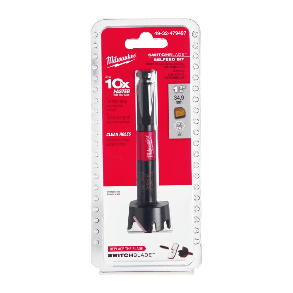Насадка самоврізна SWITCHBLADE 7/16'' MILWAUKEE, діаметр 35мм (4932479497)