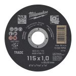 Диск відрізний по металу MILWAUKEE, SCS 41/115x1, діаметр 125мм NEW (4932479577)