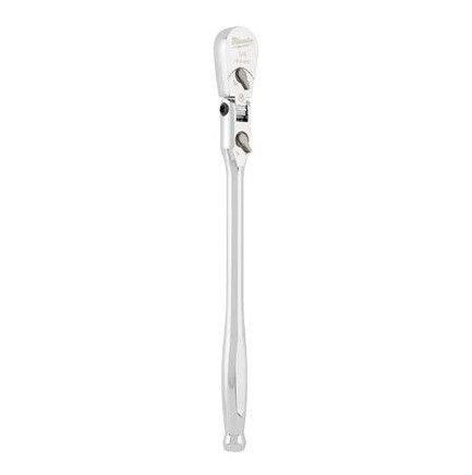 Тріскачка хромована шарнірна для головок 1/4'' MILWAUKEE, 229мм (4932479649)