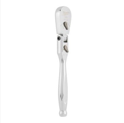 Тріскачка хромована шарнірна для головок 3/8'' MILWAUKEE, 216мм (4932479652)
